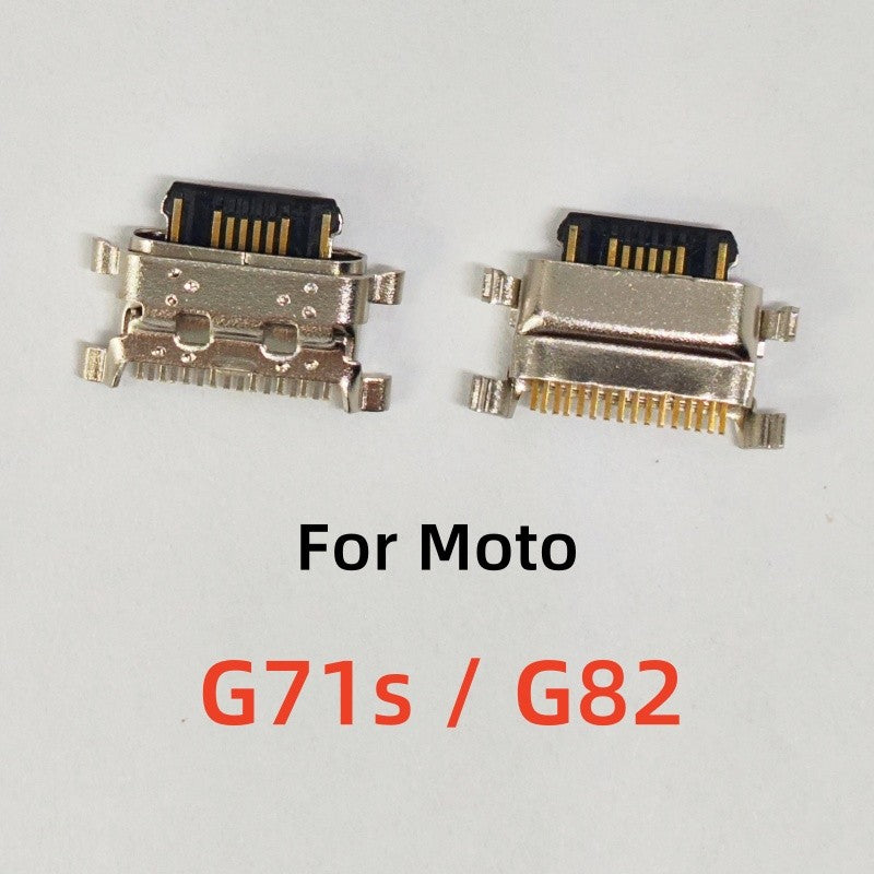 10 Uds para Motorola Moto G22 G23 G32 G52 G53 5G G82 G72 G73 E22 E20 E30 E32 E40 puerto de carga USB conector de cargador