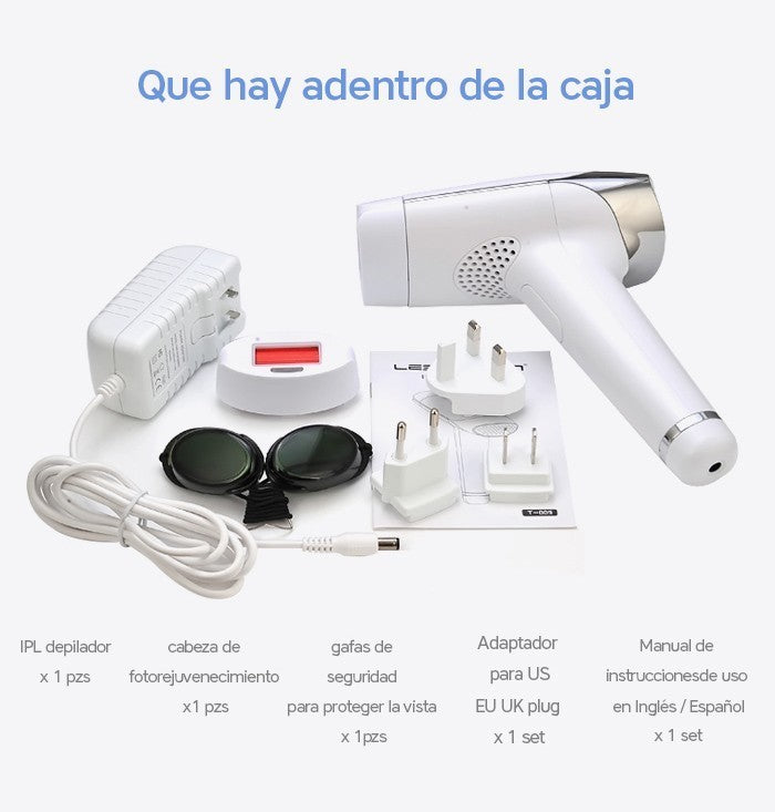Lescolton 2in1 de depilación láser IPL máquina depiladora láser depilación permanente Bikini Trimmer eléctrico depilador un láser