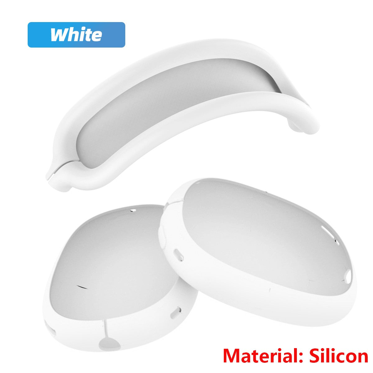 Funda transparente suave antiarañazos para AirPods Max TPU inalámbrico a prueba de golpes funda protectora para auriculares