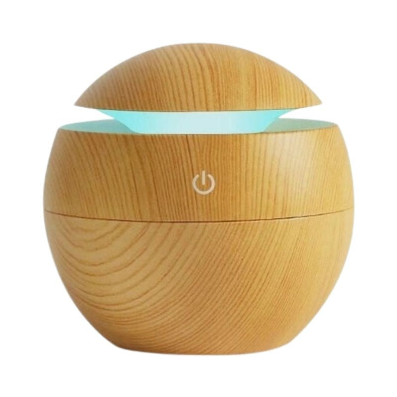 Difusor de aromatizador de aceite esencial, 7 colores, eléctrico + cargador USB