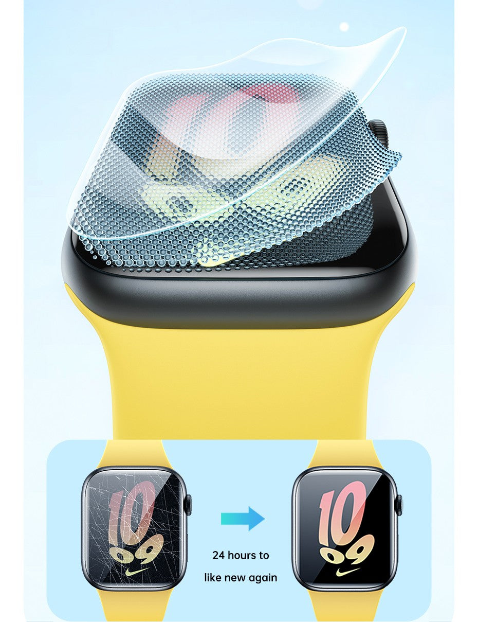 Baseus 2 uds Nano Protector de pantalla para Apple Watch 8 7 6 SE SE2 5 4 hidrogel suave 40/41/44/45mm película protectora de cobertura completa