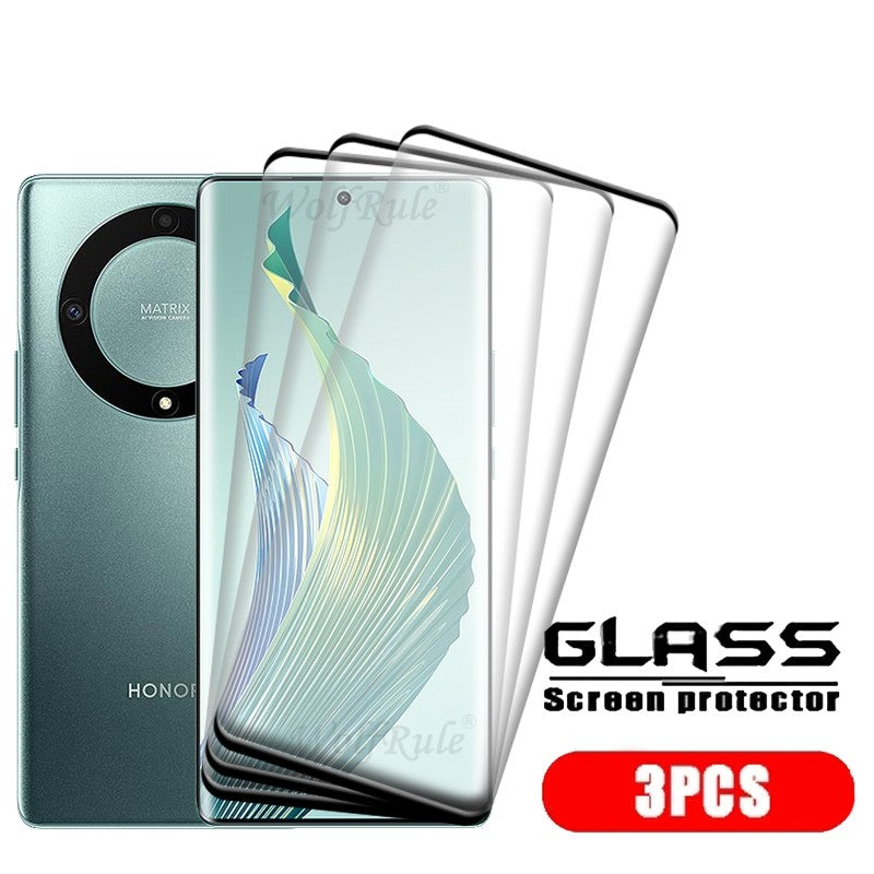 1/2/3/4 Uds para Honor Magic 5 Lite Glass Honor Magic 5 Lite vidrio templado 9H HD Protector de pantalla curvo completo Huawei Honor Magic 5 Lite