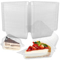 100 Uds. Tazas de postre multiusos con tapas contenedor de magdalenas reutilizable de 8oz caja de postre individual cuadrada transparente caja de almacenamiento de pasteles sellada