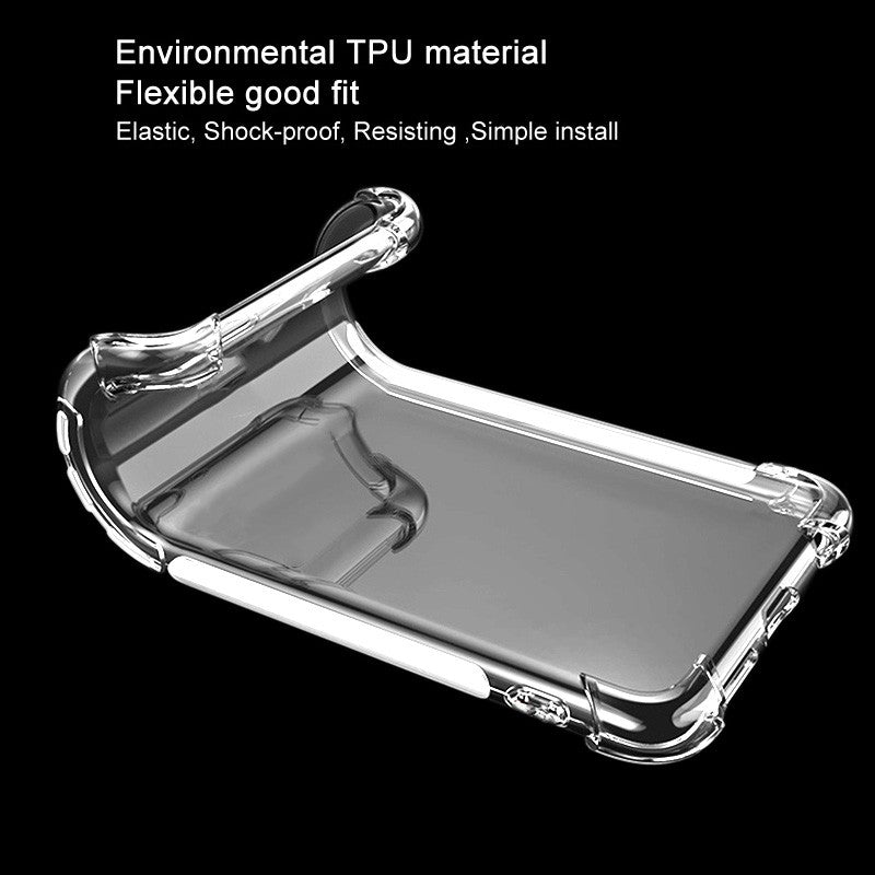 Funda de protección completa con amortiguador de Airbags para Motorola Moto G55 G45 G35 G75 G85 G05 G15 Power 5G, funda transparente suave de TPU a prueba de golpes