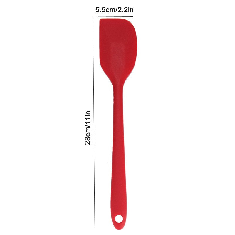 Espátula de crema de silicona antiadherente, herramientas de cocina resistentes al calor para hornear pasteles DIY