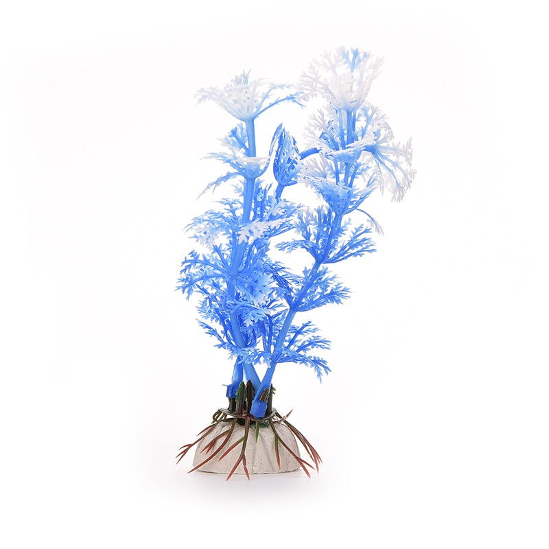 Planta de agua de plástico Artificial, decoraciones de Acuario, plantas de pecera, hierba, adorno de flores, decoración, accesorios acuáticos, 1 ud.
