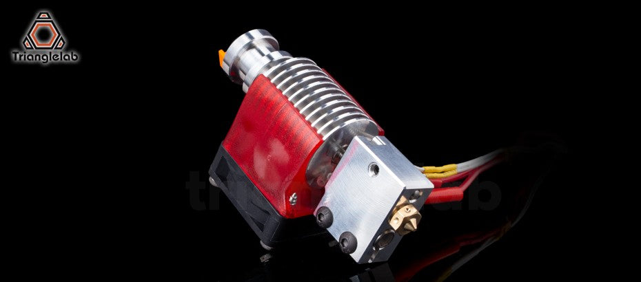 Hotend R Trianglelab V6 Volcano 12V/24V con control remoto Bowen, cabezal de impresión J y soporte de ventilador de refrigeración para V6 HOTEND para PT100