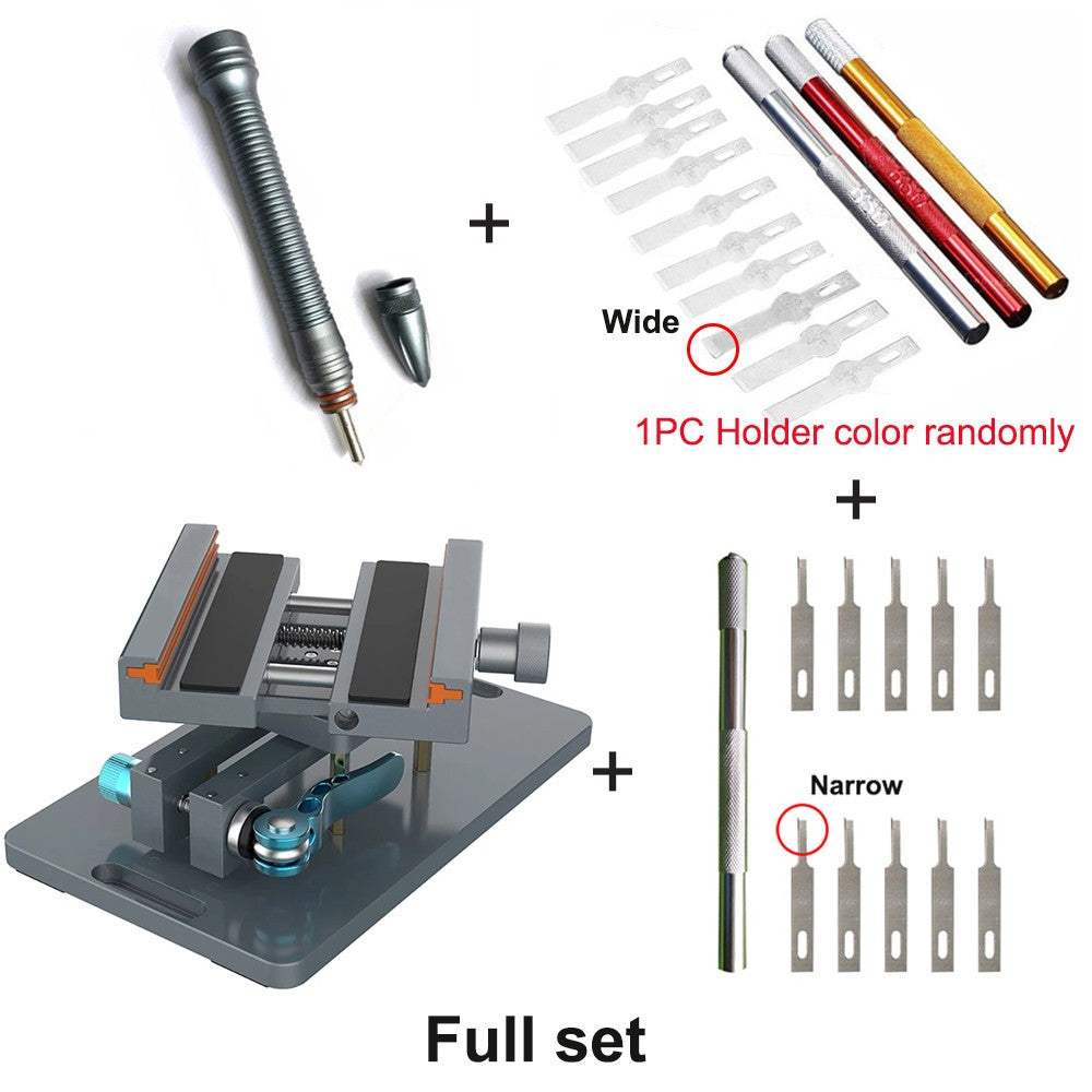 Herramienta de Desmontaje para Remover la Cubierta Trasera de Vidrio del iPhone 15 14 13 11 12 Pro Max, Kit de Herramientas para Remover el Pegamento del Vidrio de la Carcasa Trasera