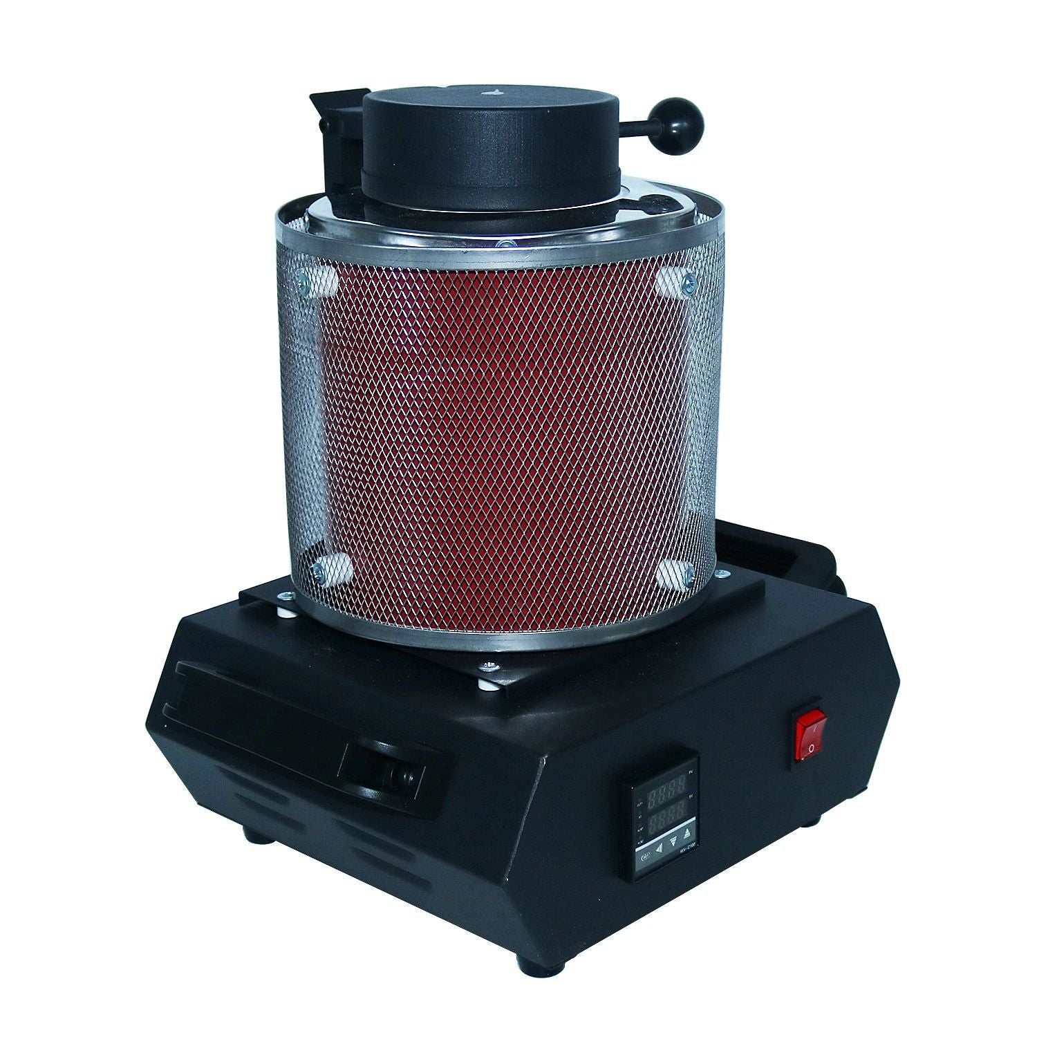 NIUPIKA-horno Digital de fusión de oro, 3KG, capacidad de calefacción, 2100W, fundición, refinación, herramienta de joyería de plata y metales preciosos
