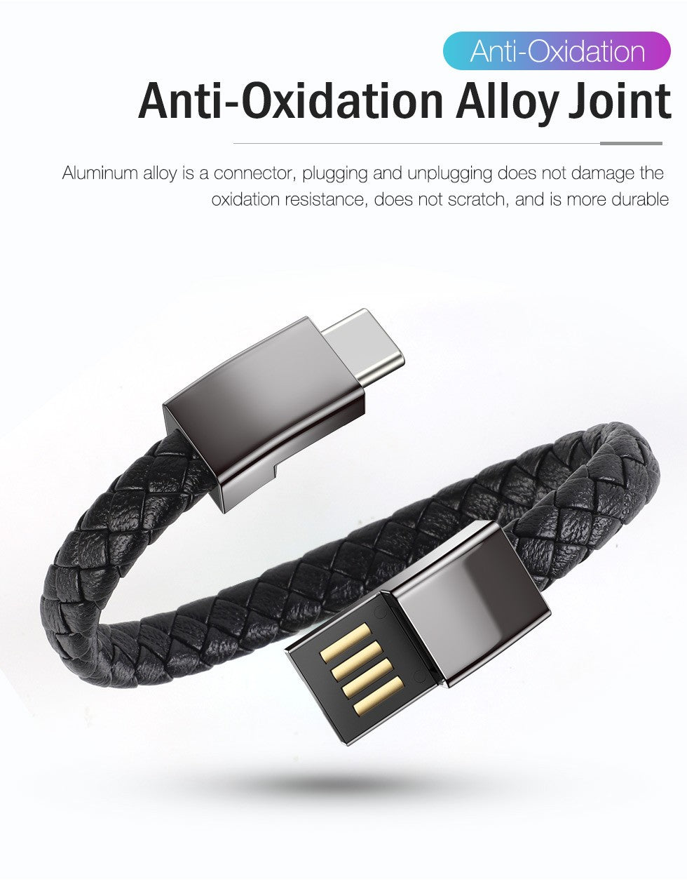 Cable de Carga Rápida Portátil Tipo Pulsera Compatible con iPhone 11 12 13 14 Pro Max Samsung Huawei Xiaomi USB Micro Tipo-C