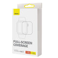 Baseus 2 uds Nano Protector de pantalla para Apple Watch 8 7 6 SE SE2 5 4 hidrogel suave 40/41/44/45mm película protectora de cobertura completa