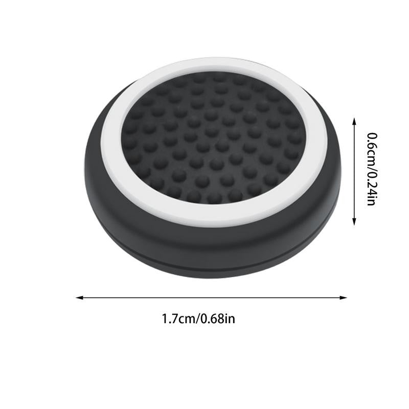 Tapas protectoras de silicona para mando de juegos, 4 piezas, antideslizantes