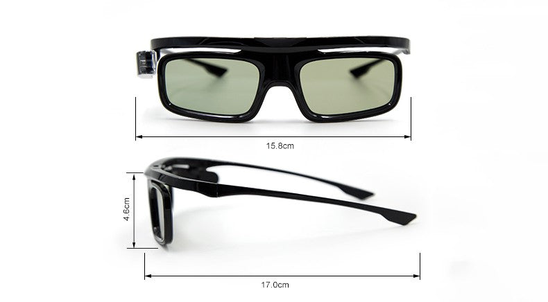 BYINTEK GL1800 DLP-Link gafas 3D con obturador activo para proyector 3D UFO P19 P20 U30 U70 U50 U90 R17 R19 R20