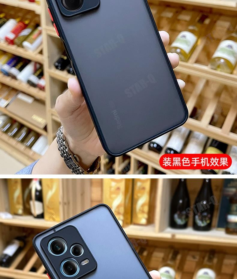 Funda rígida mate Note12 S para Xiaomi Redmi Note 12 Pro Plus 5g 12s 12pro 4g, funda trasera de silicona translúcida a prueba de golpes Redmi12