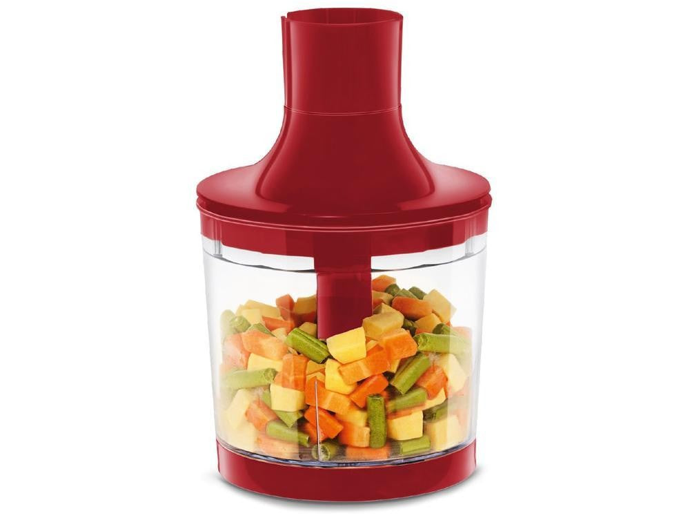 Mondial-mezclador 2 en 1, 500W, rojo e Inox - 220V