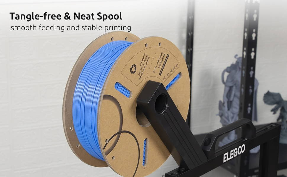 ELEGOO 1kg 1,75mm filamento PLA plástico 3D PLA para impresora 3D Material consumible para impresora 3D NEPTUNE 3 PRO FDM