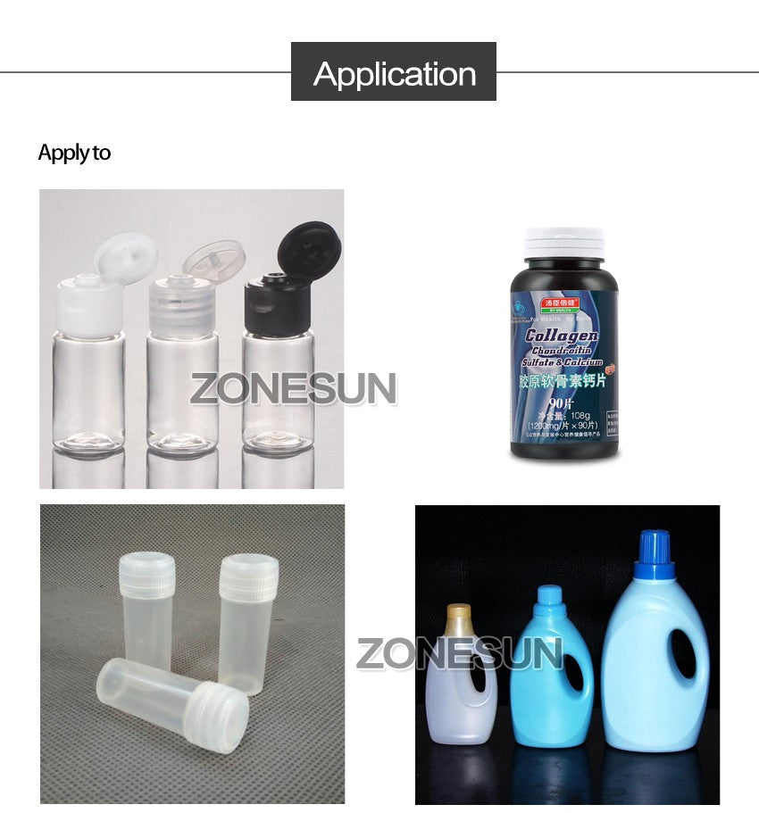 ZONESUN-Máquina Manual de tapado de botellas, sellador de tapas de rosca de 10-30MM