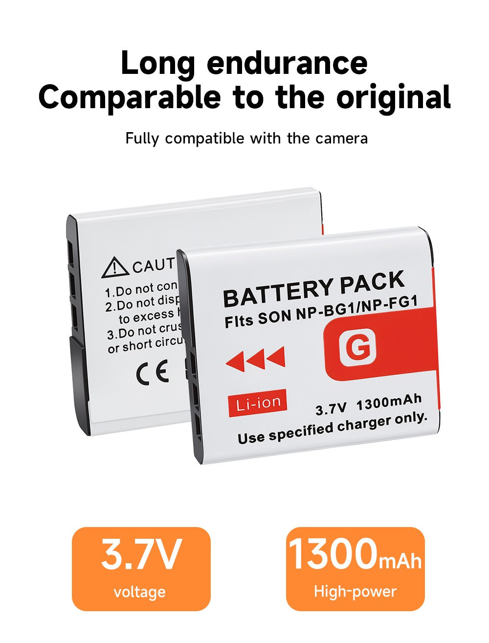 Batería NP-BG1 NP BG1 para Sony DSC-W210 DSC-W100 W50 H50 DSC-H55 DSC-H7 H3 H9 H10 NP-FG1 NP FG1 batería de iones de litio con cargador