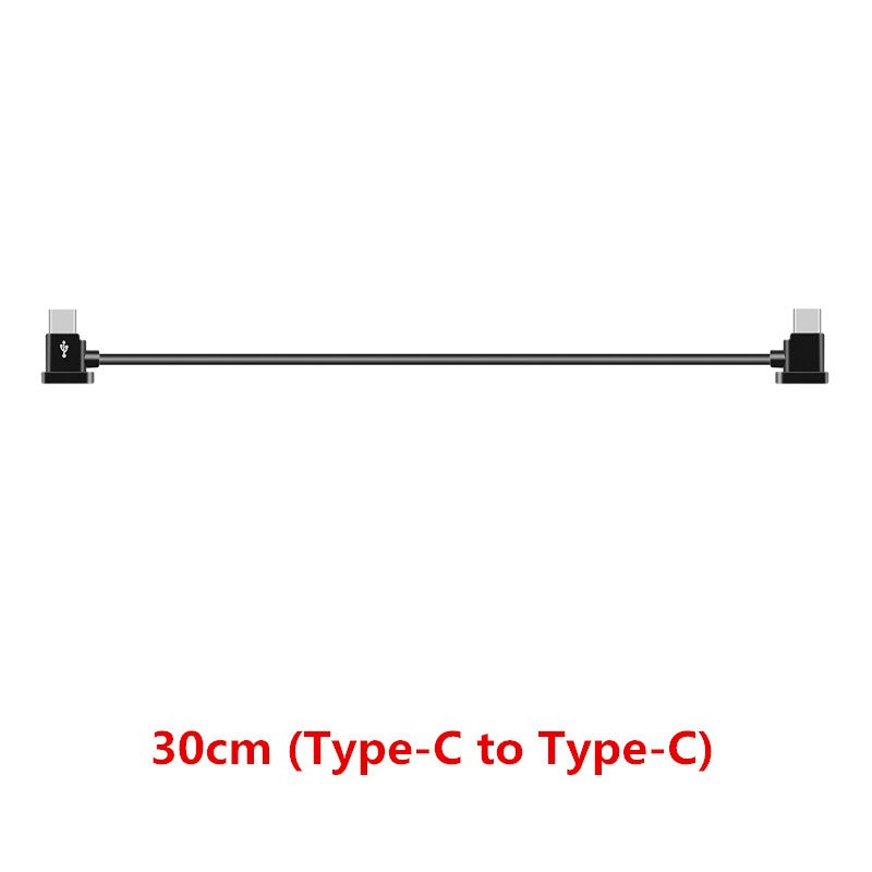 Cable de datos de Control remoto para Dron DJI Mini 3 Pro /Mavic 3/Mini 2 /Mavic Air 2/Air 2S, Cable de datos de Control remoto de RC-N1, IOS, Android, Micro tipo C