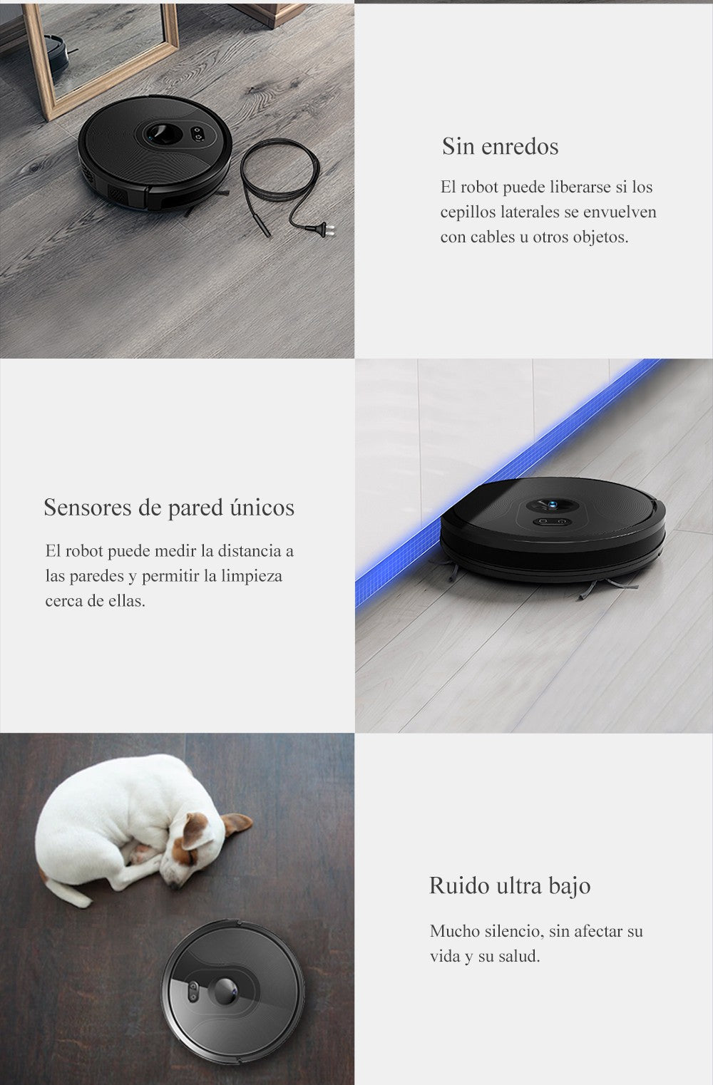 Robot aspirador ABIR X6PRO, sistema Smart Eye, aplicación No-Go Lines, línea Virtual APP, succión de 6000PA, fregona húmeda inteligente para el hogar