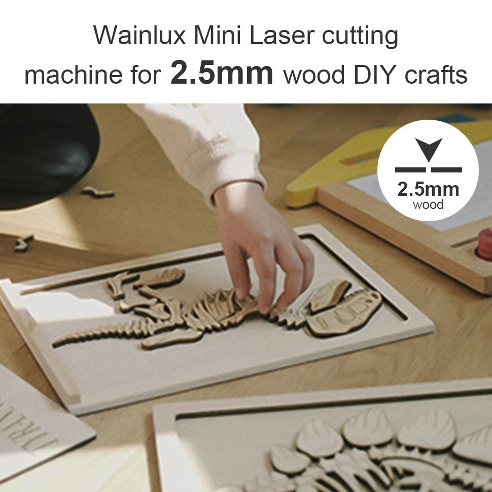 Wainlux-grabador láser K6, impresora de marcado, máquina de carpintería, plástico, 3000mw, Bluetooth