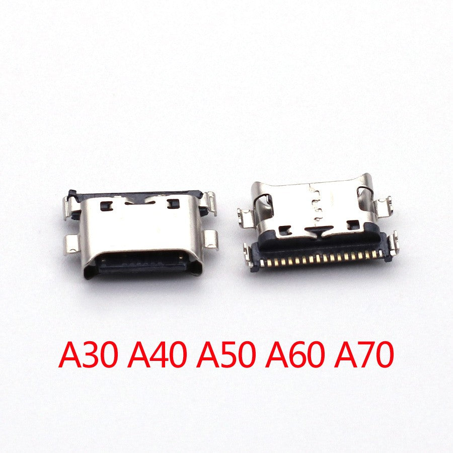 Conector de puerto de carga de 20 piezas para Samsung Galaxy A90 A80 A70 A60 A50 A40 A30 A20 A10 S conector USB para cargador
