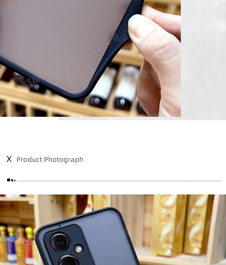 Funda rígida mate Note12 S para Xiaomi Redmi Note 12 Pro Plus 5g 12s 12pro 4g, funda trasera de silicona translúcida a prueba de golpes Redmi12