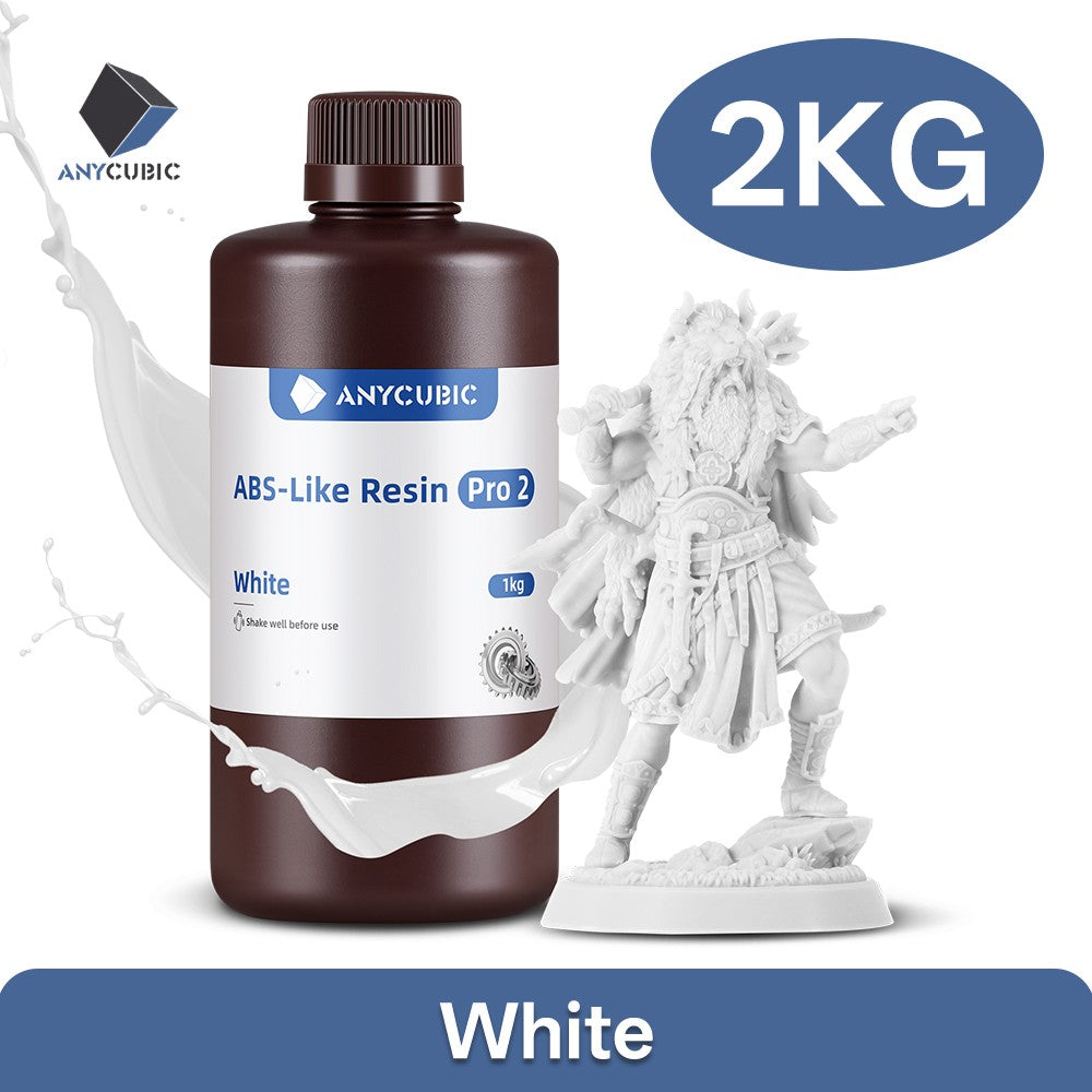 Compre 2 kg para obtener 3 kg ANYCUBIC-resina ABS 3D de alta precisión para LCD, fotopolímero estándar de 405nm, curado UV, 2 unidades por lote