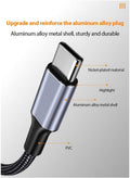 Cable USB-C a USB-C 100W 2m Trenzado