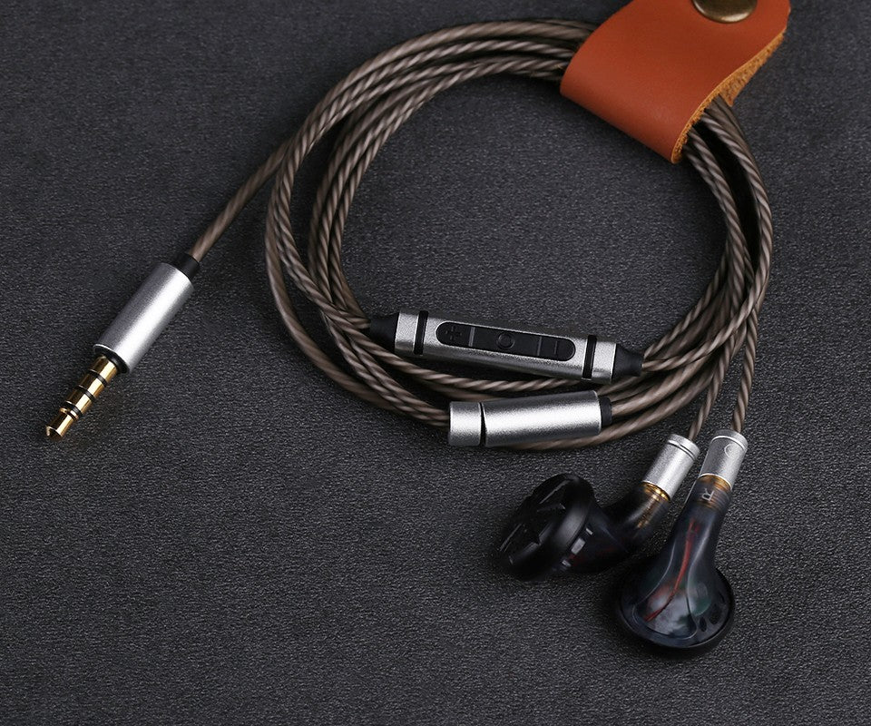 Auriculares OPENHEART con cable y micrófono MMCX, botón de llamada telefónica, controles de calidad musical, sonido, auriculares HIFI, cable desmontable de 3,5mm