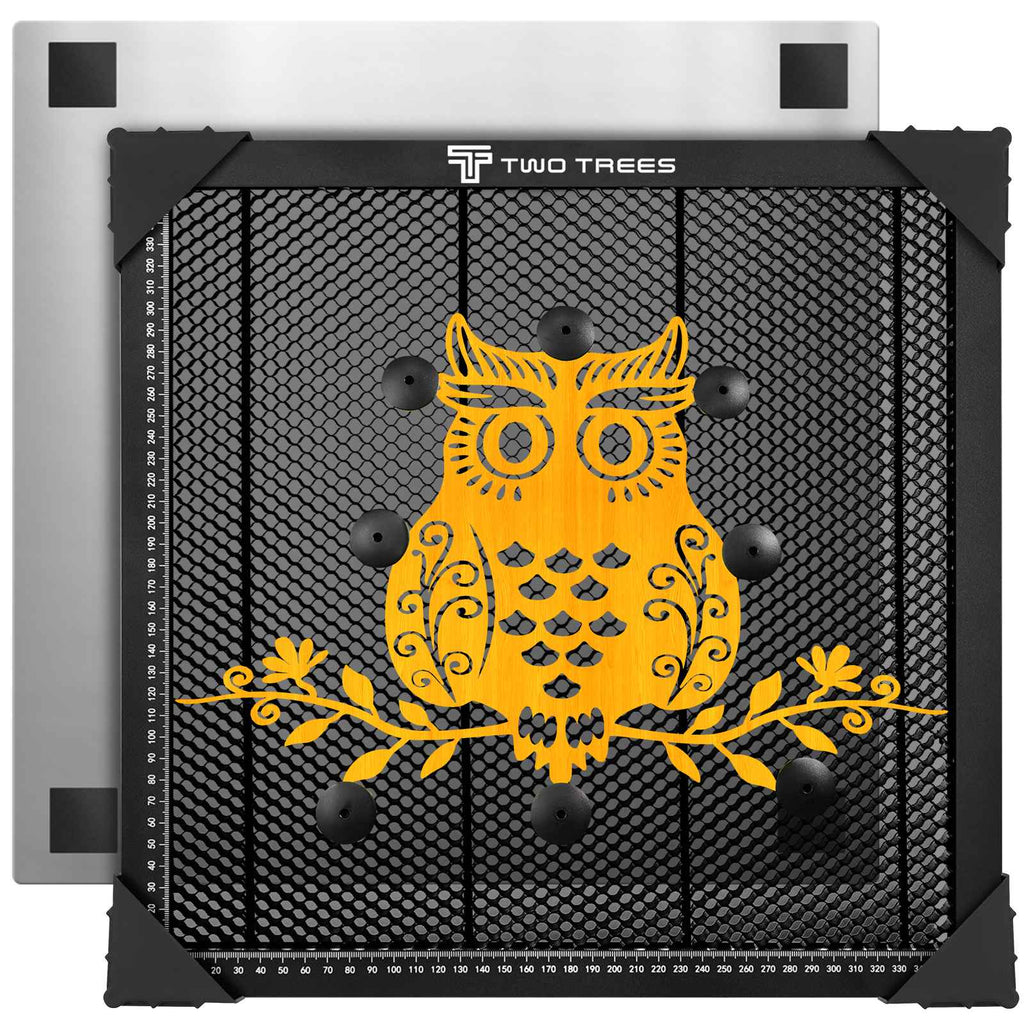 Mesa de Trabajo láser de nido de abeja para máquina cortadora de CO2/TT-5, grabador de 5S, corte de TTS-55, varios tamaños