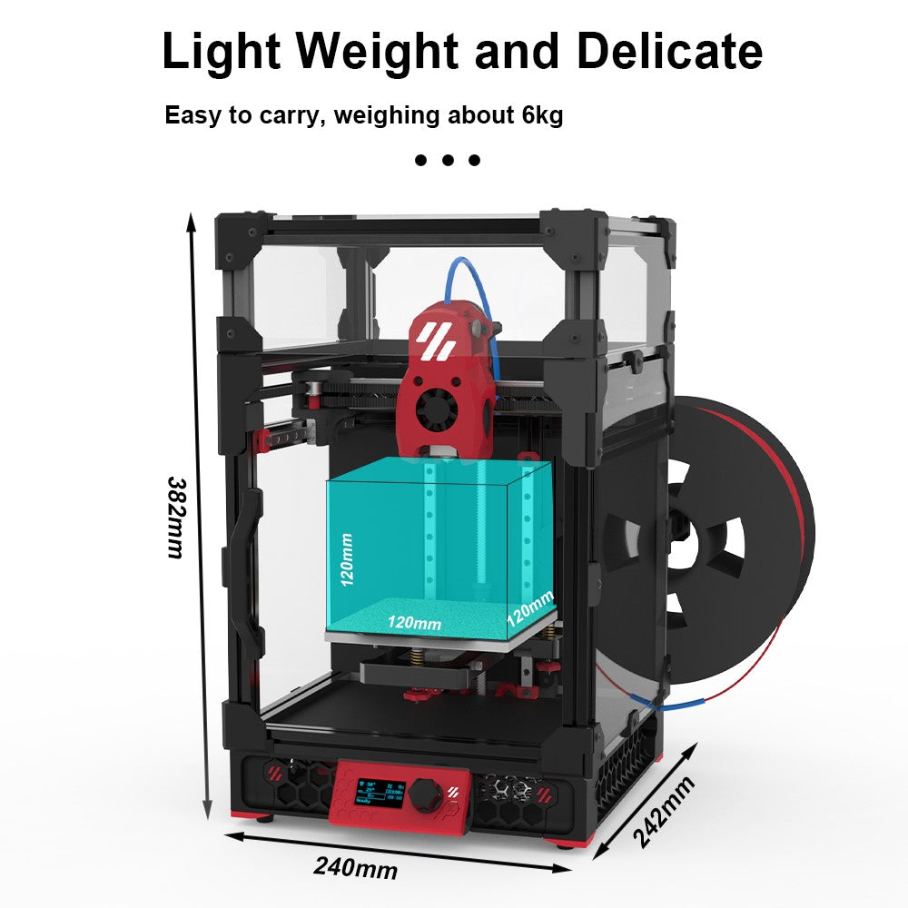 FYSETC Voron 0,2 R1 V1.1 Pro Corexy impresora 3d Kit actualizado con Kit catalizador V2.0 y placa base M36 Sailfish Hotend de alto flujo