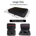 Bolsa de almacenamiento Estuche de transporte caja portátil para GoPro Hero 13 12 11 10 9 8 insta360 SJCAM AKASO DJI Osmo accesorios de Cámara de Acción