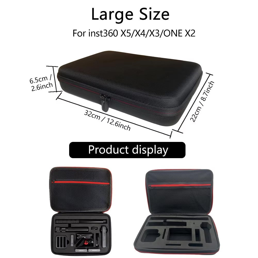 Bolsa de almacenamiento Estuche de transporte caja portátil para GoPro Hero 13 12 11 10 9 8 insta360 SJCAM AKASO DJI Osmo accesorios de Cámara de Acción