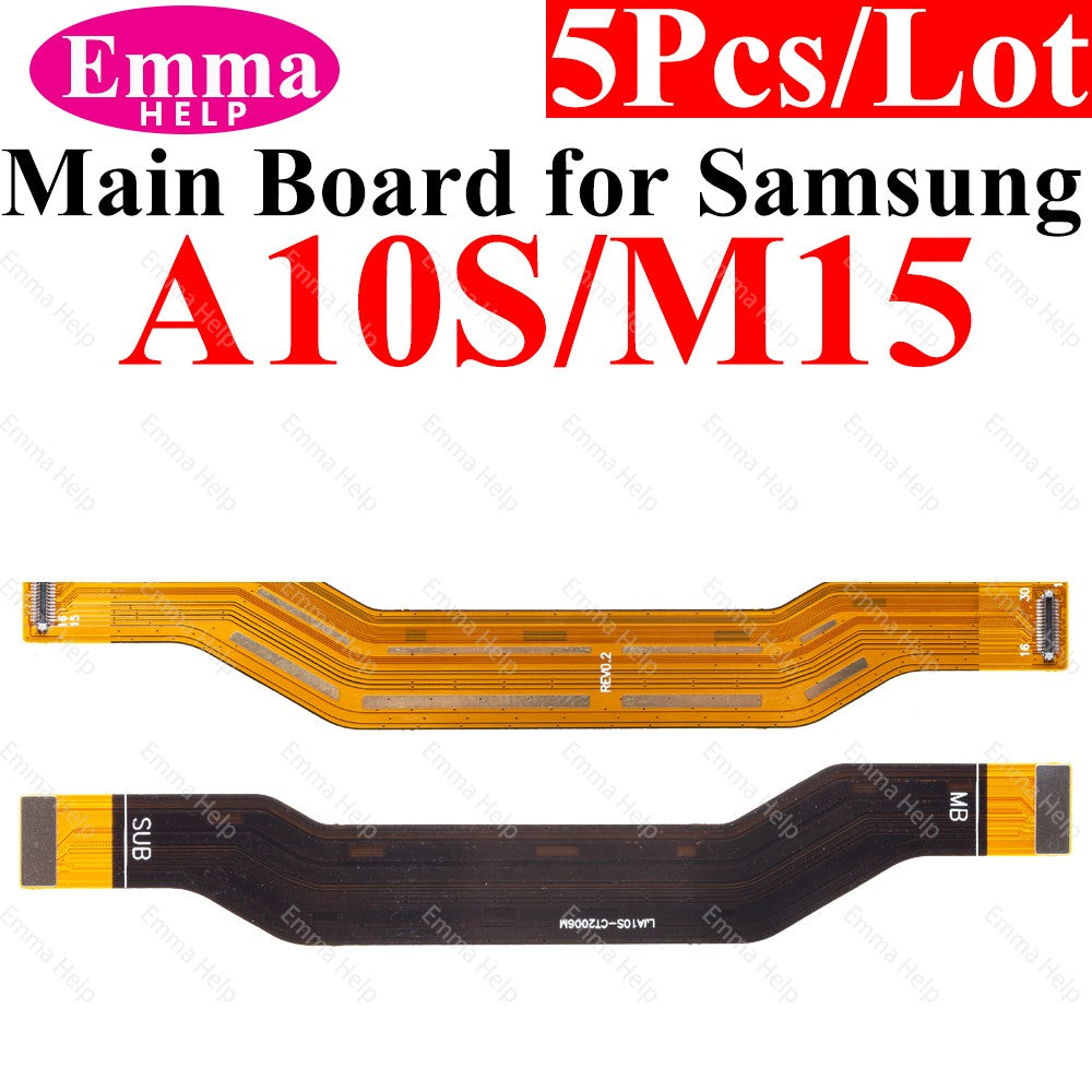 Cable flexible de placa base de 5 uds para M12 M14 M15 M16 para Samsung Galaxy A21S A31 A51 A71 A50 A40 A30 A20S A10 A10S