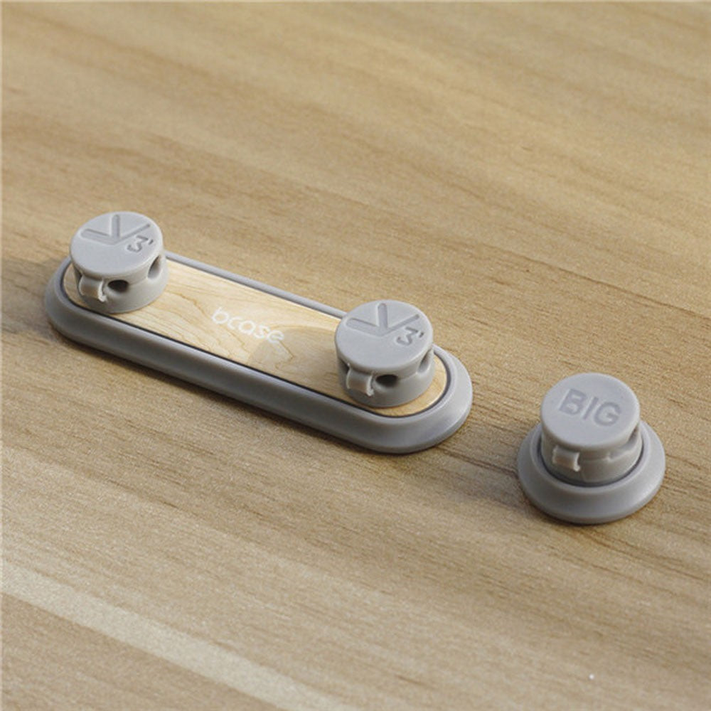 Organizador de Cable VAORLO Clip de Cable magnético para enrollador de Cable de datos para soporte de Cable USB enchufe de escritorio Clips de retención de Cable de silicona