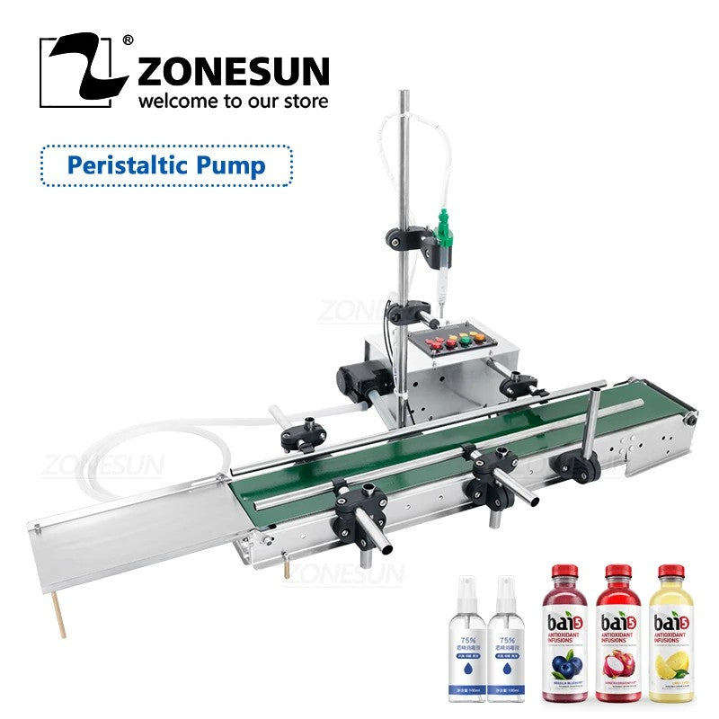 ZONESUN-filtro de aceite de Perfume automático, botella de agua para bebidas, máquina de llenado de líquidos resistente al calor de alta precisión, ZS-DPYT1500