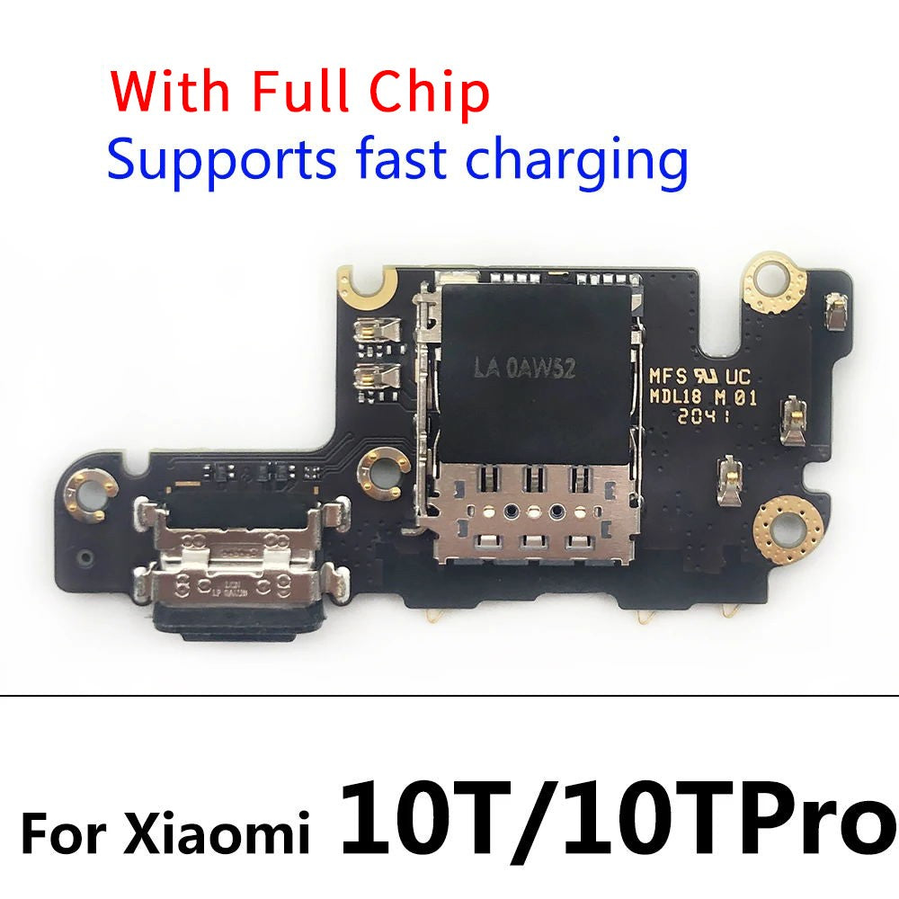 Placa de carga flexible para Xiaomi Mi 8 9 10 11 10T Lite 9 Se 9T Pro Mix 2 2S conector de puerto USB Cable flexible de carga