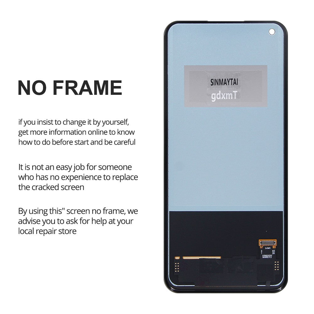 Pantalla AMOLED de 6,81 pulgadas para Xiaomi Mi 11Ultra Mi 11 Pro, montaje de pantalla táctil LCD para Xiaomi Mi 11 Ultra M2102K1G con marco