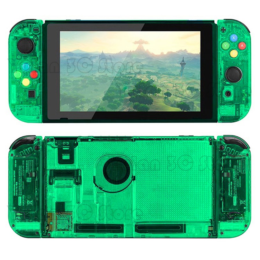 Nuevo NIntend Switch, carcasa de repuesto DIY, funda transparente para consola Nintendo Switch, accesorios de juego Joycon derecho e izquierdo