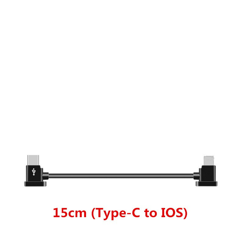 Cable de datos de Control remoto para Dron DJI Mini 3 Pro /Mavic 3/Mini 2 /Mavic Air 2/Air 2S, Cable de datos de Control remoto de RC-N1, IOS, Android, Micro tipo C