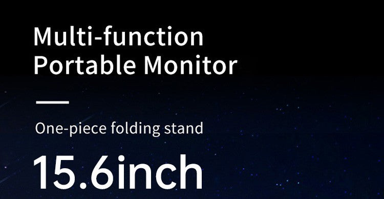 Monitor portátil de 15,6 pulgadas FHD 1920*1080p 300Nits bisel estrecho con soporte Monitor externo para PS5 portátil teléfono PC funda