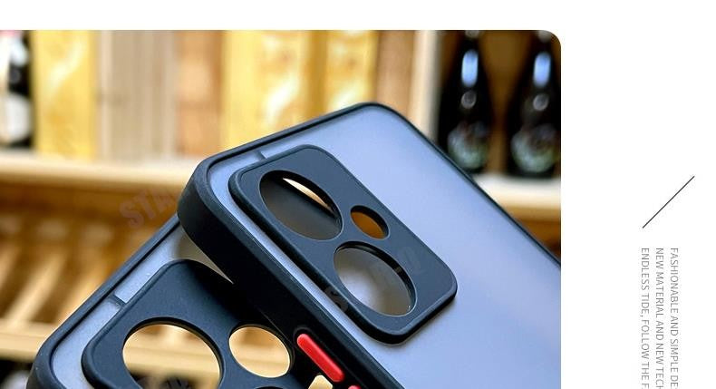 Funda rígida mate Note12 S para Xiaomi Redmi Note 12 Pro Plus 5g 12s 12pro 4g, funda trasera de silicona translúcida a prueba de golpes Redmi12