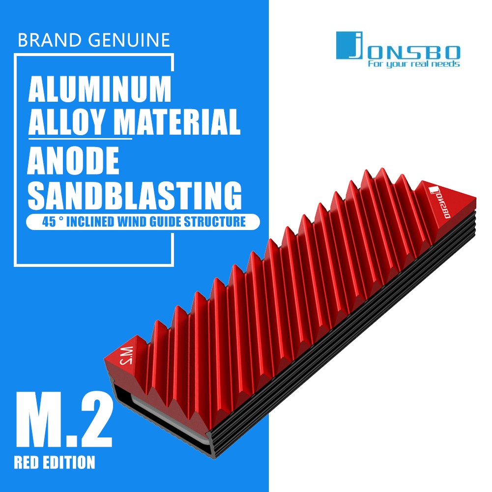 Disipador de calor M.2 SSD NVMe M2 2280 SSD Disco Duro disipador de calor de aluminio con almohadilla térmica para ssd m2 Escritorio PC Junta térmica nvme heatsink