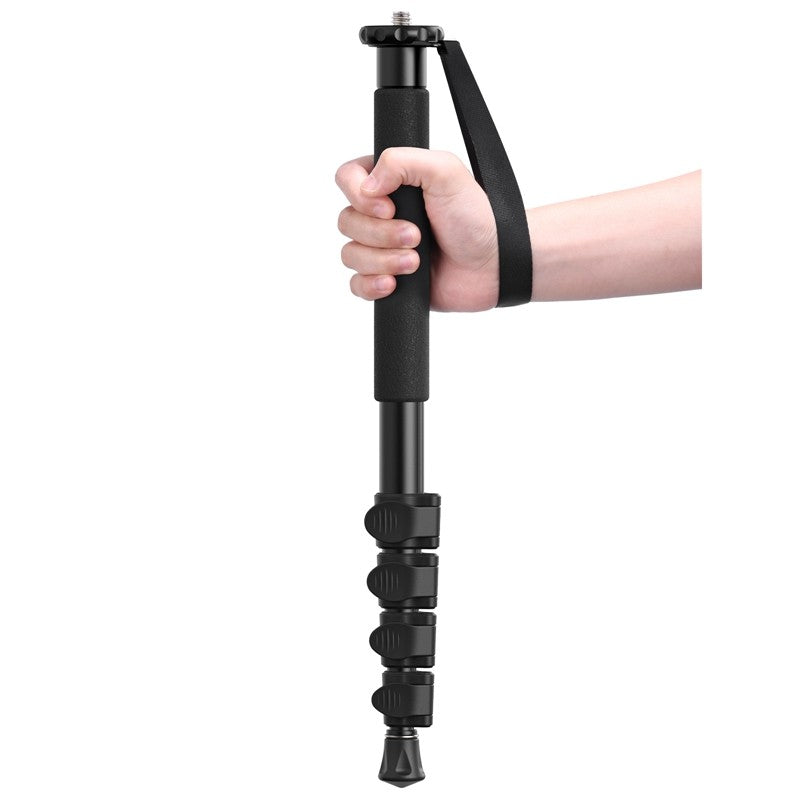 Ulanzi-trípode de aluminio para cámara DSLR, ligero de 1/4 monopié/3/8 pulgadas, palo de Selfie de viaje y senderismo, máx. 155cm, carga de 5KG