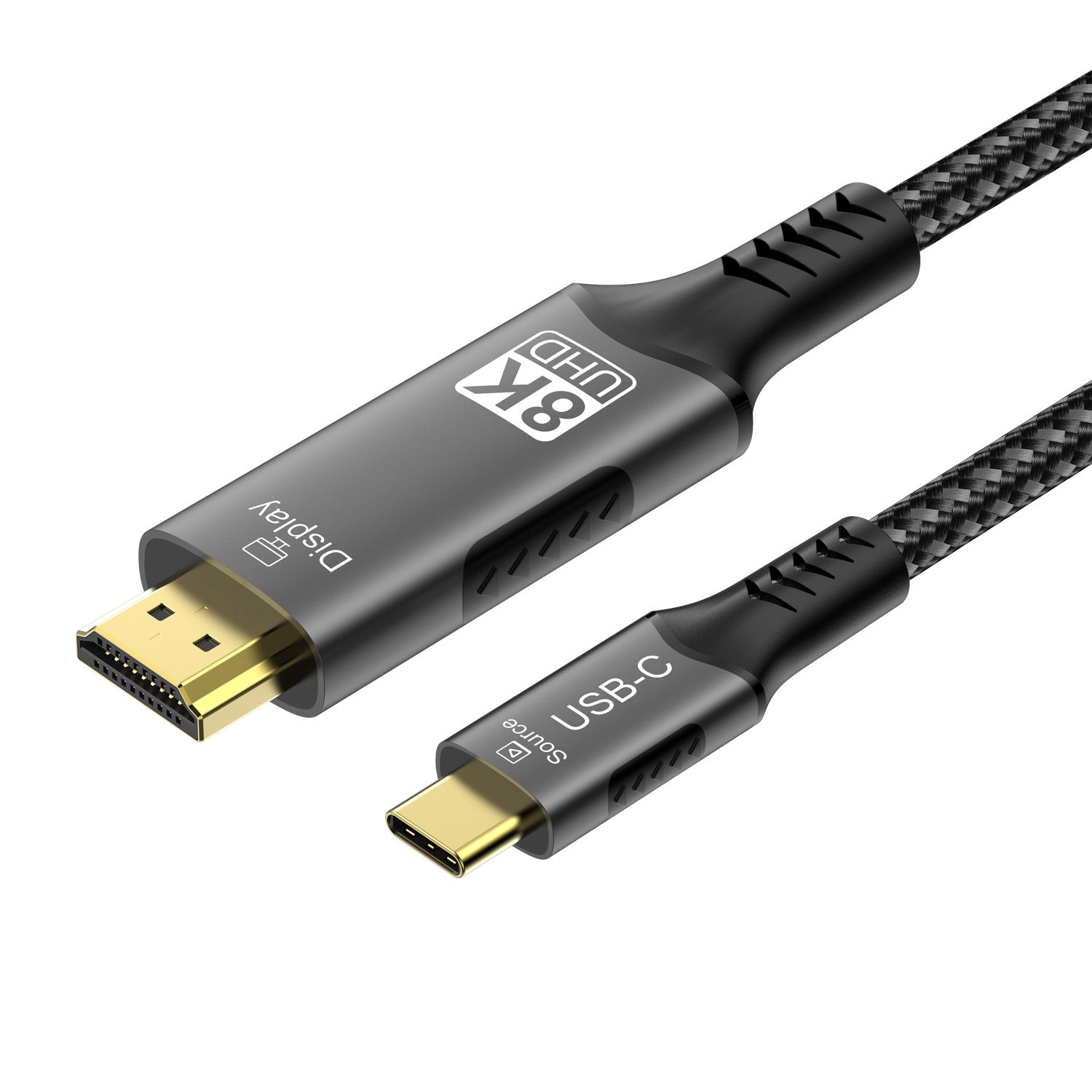 Adaptador de Cable USB C a HDMI 2.1 de 8K, Cable Tipo C a HDMI de 8K60Hz para Thunderbolt 3, Compatible con MacBook Pro, iPad Pro, Laptop