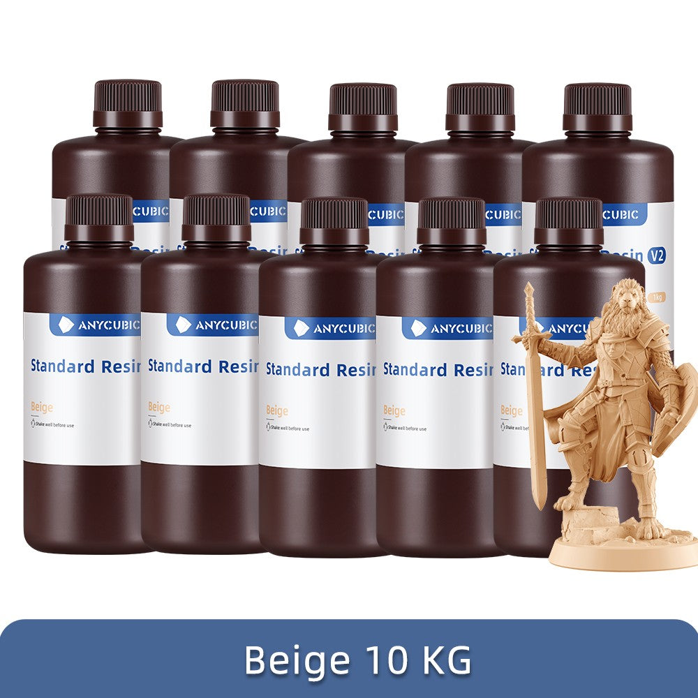 ANYCUBIC 5KG/10KG 405nm resina estándar UV/resina estándar V2 para impresora 3D Photon Mono 4 resina de impresión 3D resina sensible a los rayos UV