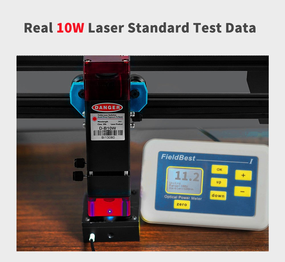Grabador láser TwoTree, enrutador CNC TTS10 Pro/TTS-55Pro, máquina cortadora de grabado láser de Metal de 40W/80W con Control fuera de línea Wifi