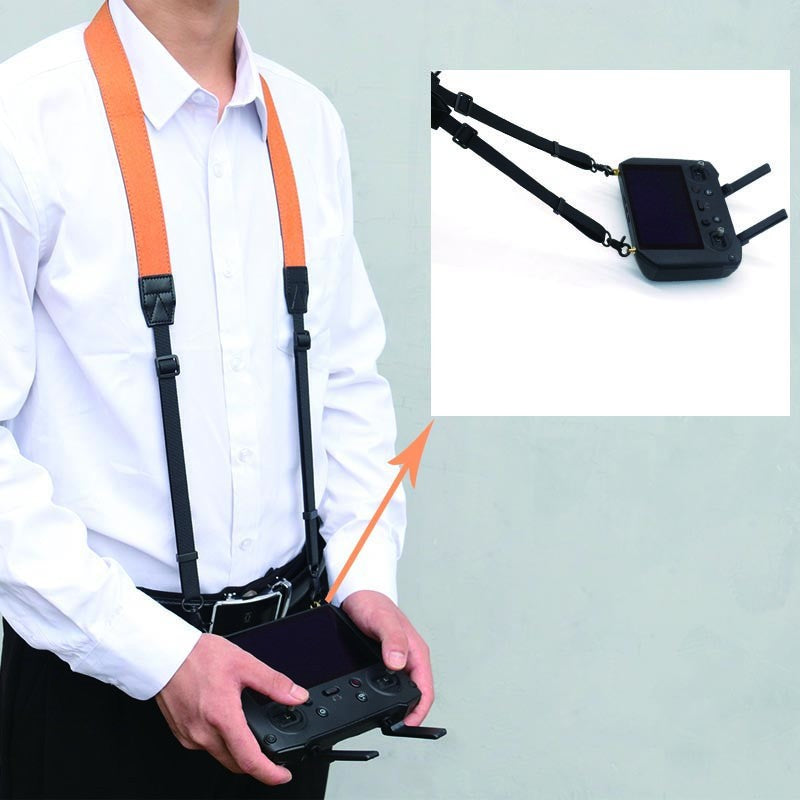 Cordón de control remoto para DJI RC/RC 2/RC PRO, correa ajustable para el cuello con correas para colgar pantalla para Mini 3/3Pro/Mavic 3/Air 3