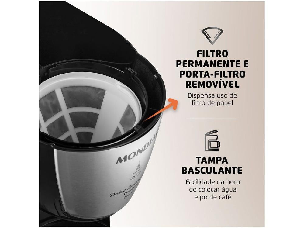 Cafetera eléctrica Mondial Dolce Aroma Thermo, 220V